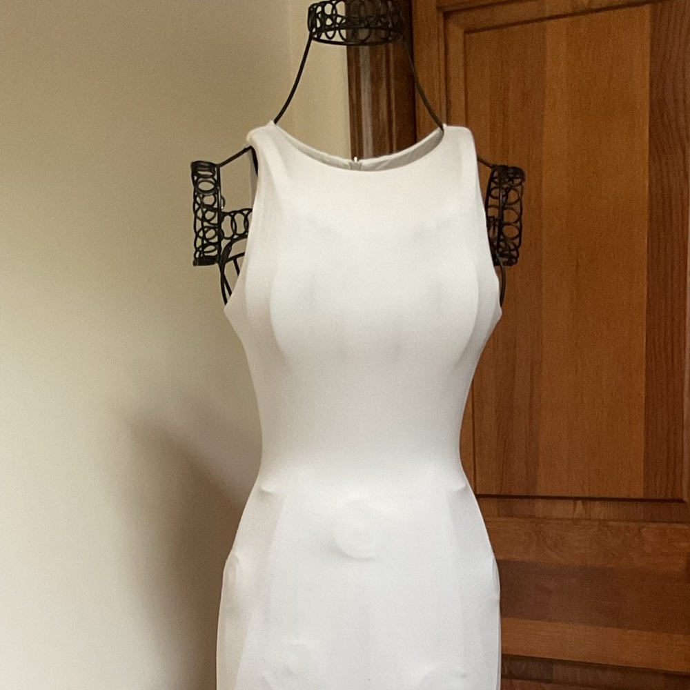 Naked Wardrobe Essential Maxi  Dress Size XS, White - Picture 8 of 9